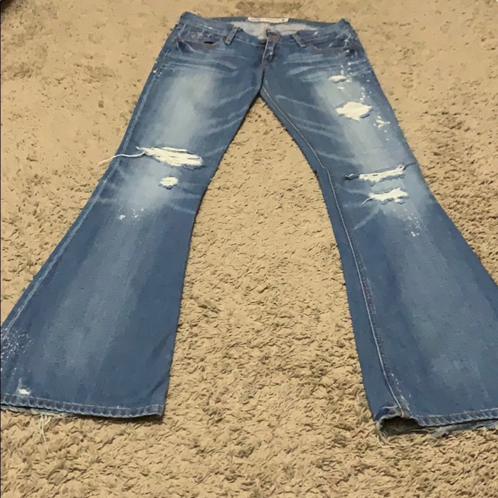 Hollister distressed denim!!